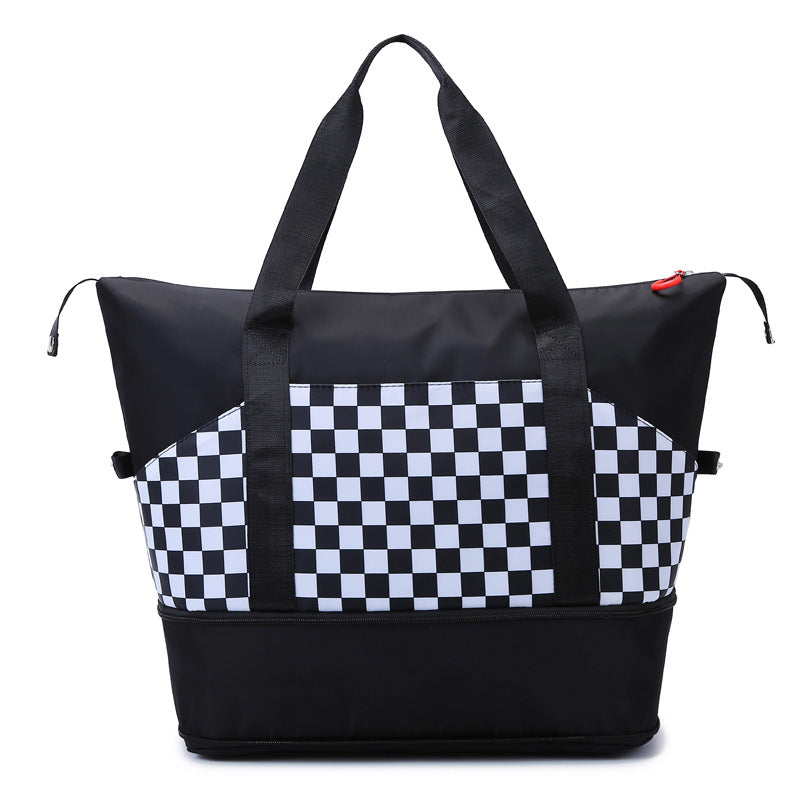 Versatile Checkerboard Tote Bag Stornfield