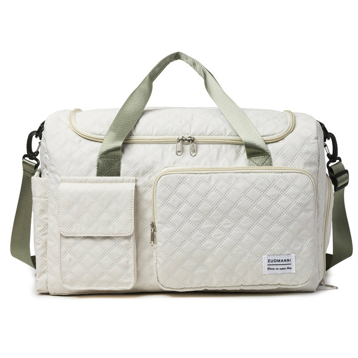Quilted Multi-Compartment Travel Duffel Stornfield