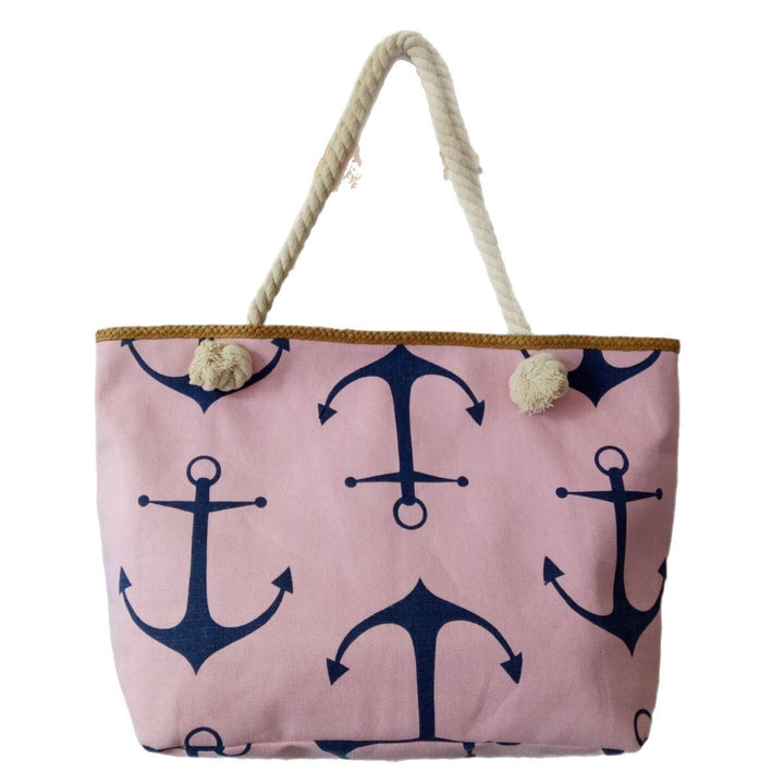Large sailcloth bag with maritime anchor design Stornfield