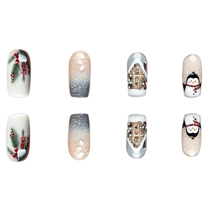 Winter-Themed Decorative Nail Art Stornfield