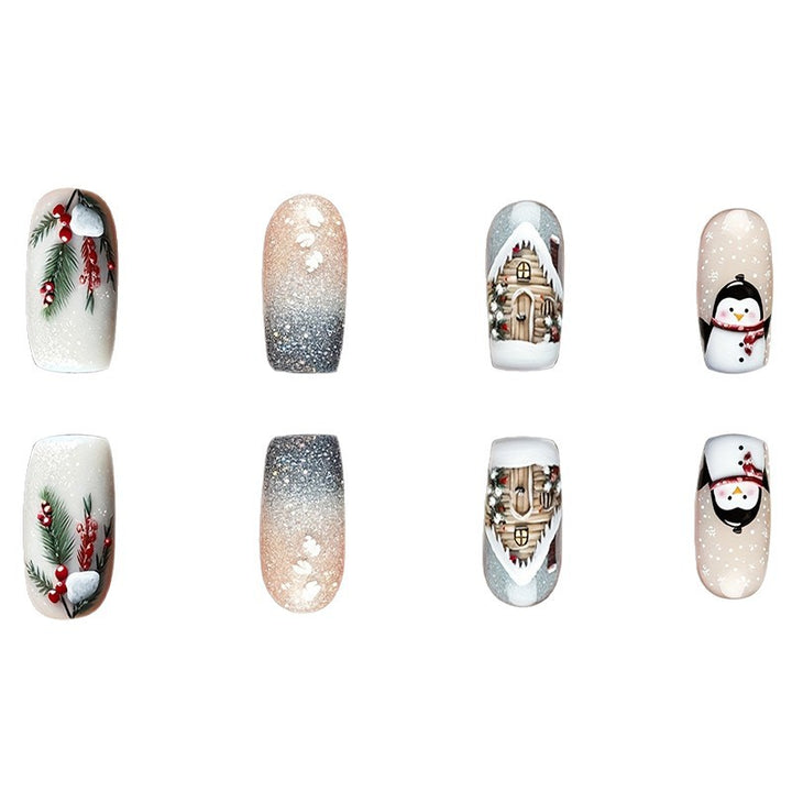 Winter-Themed Decorative Nail Art Stornfield