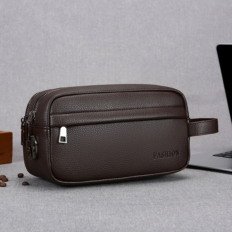 Premium Leather Toiletry Bag Stornfield