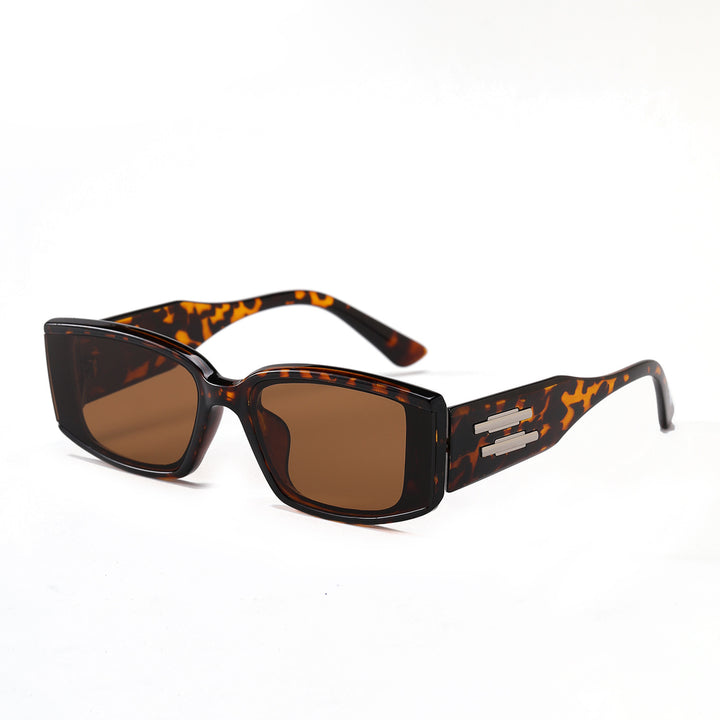 Women's elegant rectangular sunglasses with stylish acetate frame Stornfield