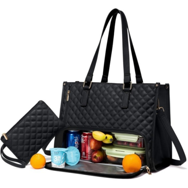 Quilted Multi-Functional Insulated Lunch Tote Stornfield