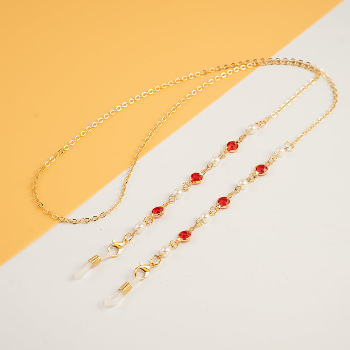 Pearl and Crystal Eyewear Chain Stornfield