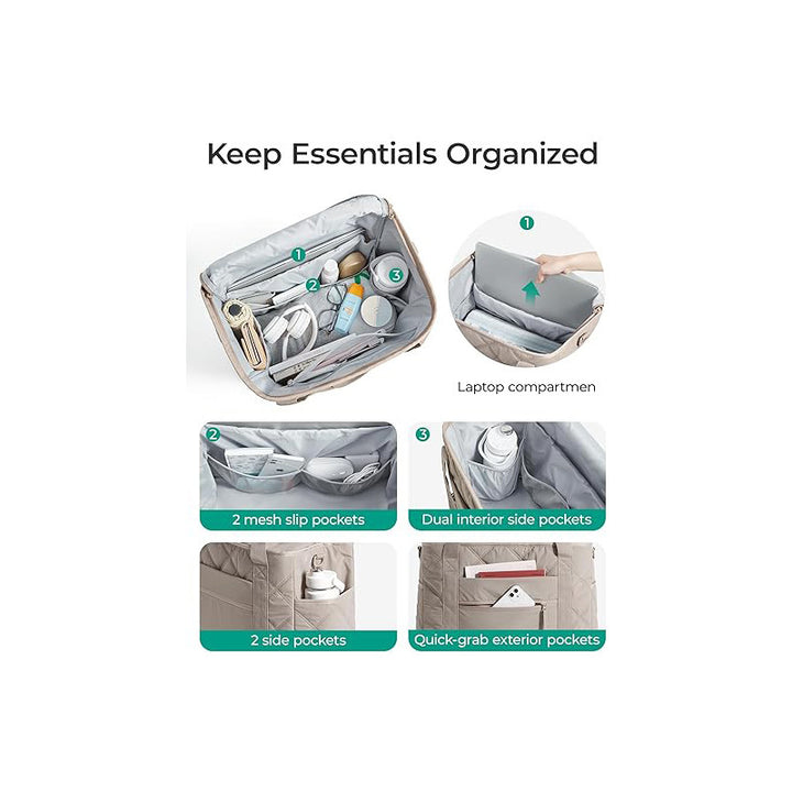 Insulated cooler bag with multiple compartments Stornfield