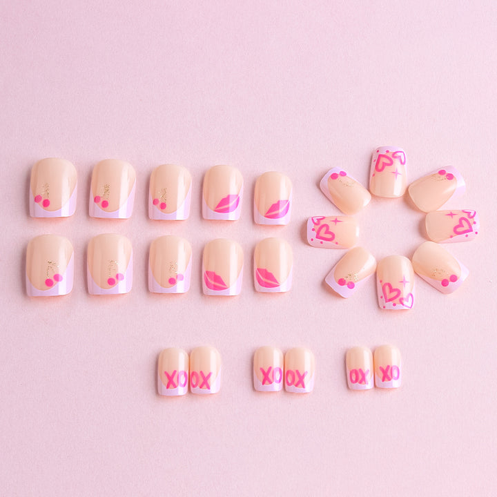Artistic Abstract Press-On Nails Stornfield