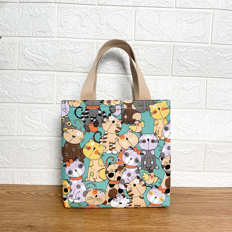Cute Cat Print Tote Bag Stornfield