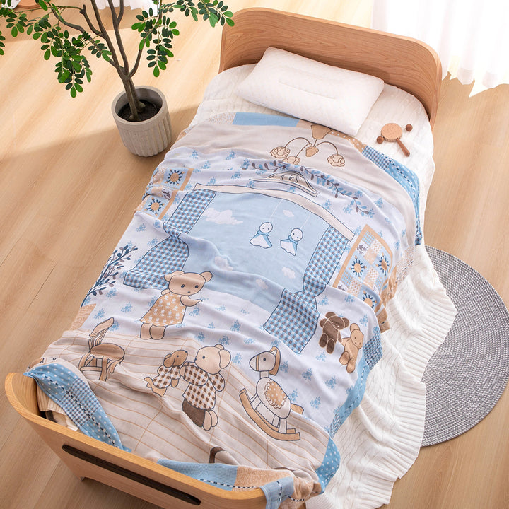 Ladies cuddly blanket with charming animal motif Stornfield