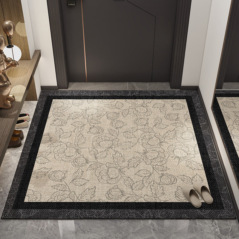 Floral Patterned Entrance Mat