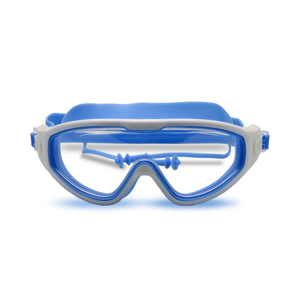 Waterproof swimming goggles with adjustable nose piece Stornfield