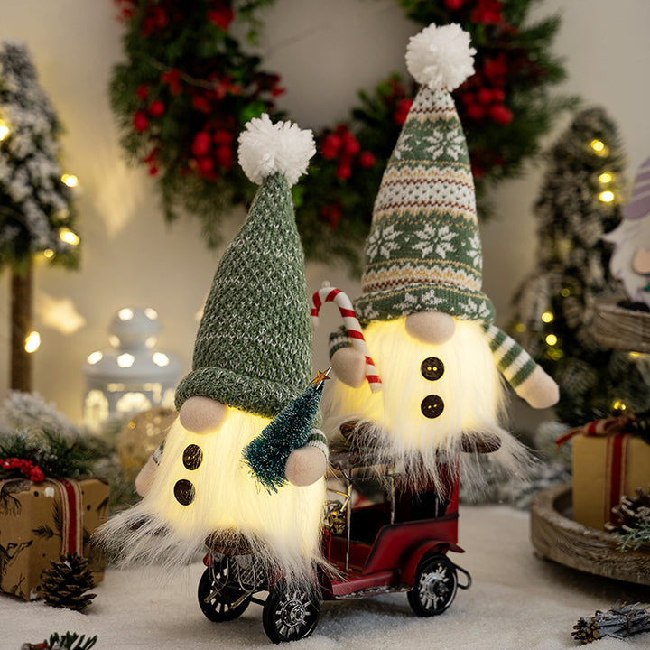 Decorative Christmas gnome with luminous details Stornfield