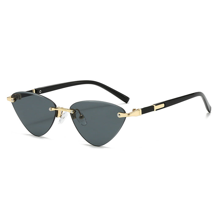 Ladies fashionable Cat-Eye sunglasses with elegant metal frame Stornfield