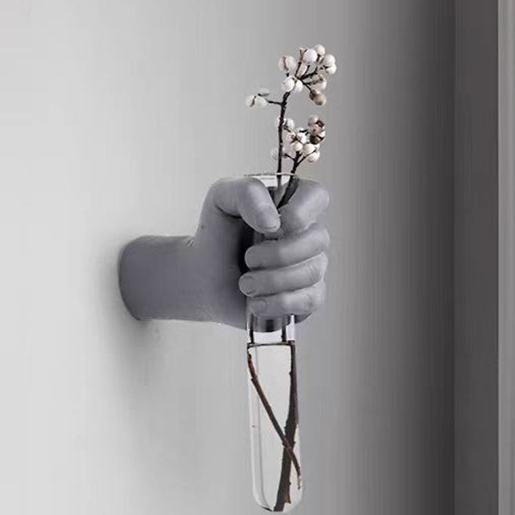 Artistic Wall-Mounted Flower Holder