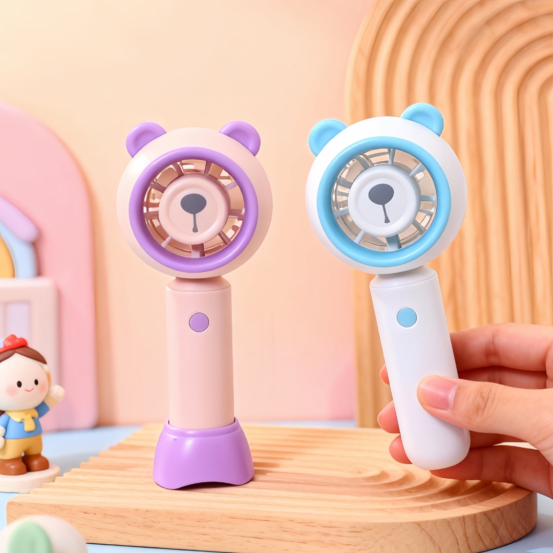 Ladies portable USB hand fan with animal design Stornfield