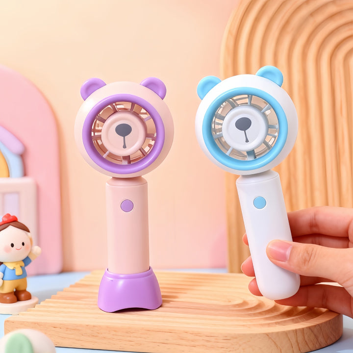 Ladies portable USB hand fan with animal design Stornfield