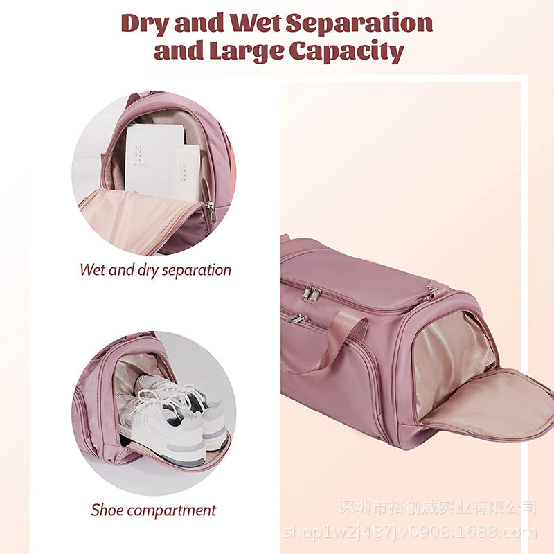 Multi-Purpose Travel Gym Duffel Bag with Shoe Compartment Stornfield