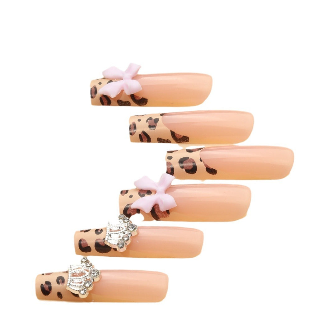 Animal Print Glam Press-On Nails Stornfield