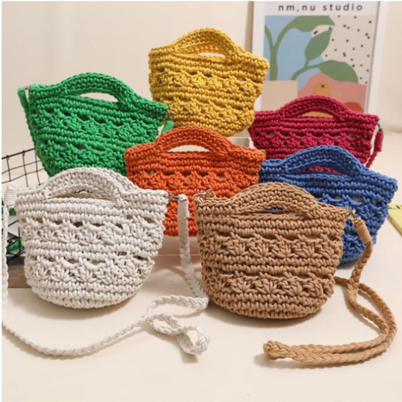 Playful macrame handbag with textured surface Stornfield