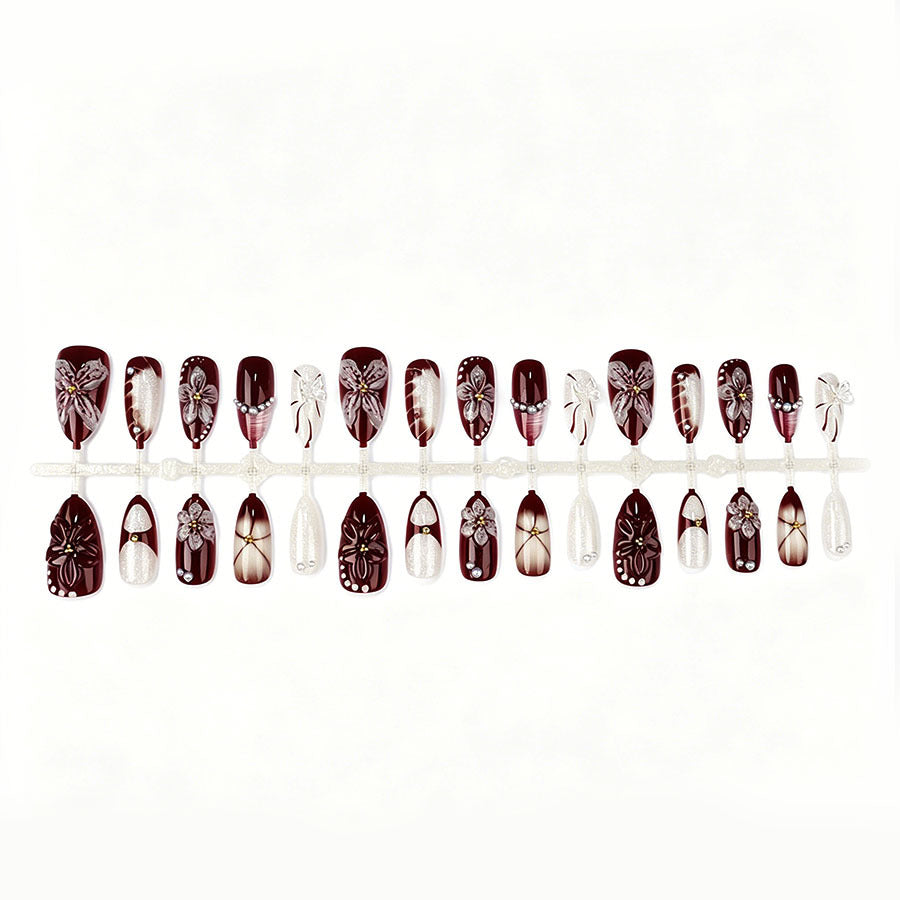 Premium Decorative Press-On Nails Stornfield