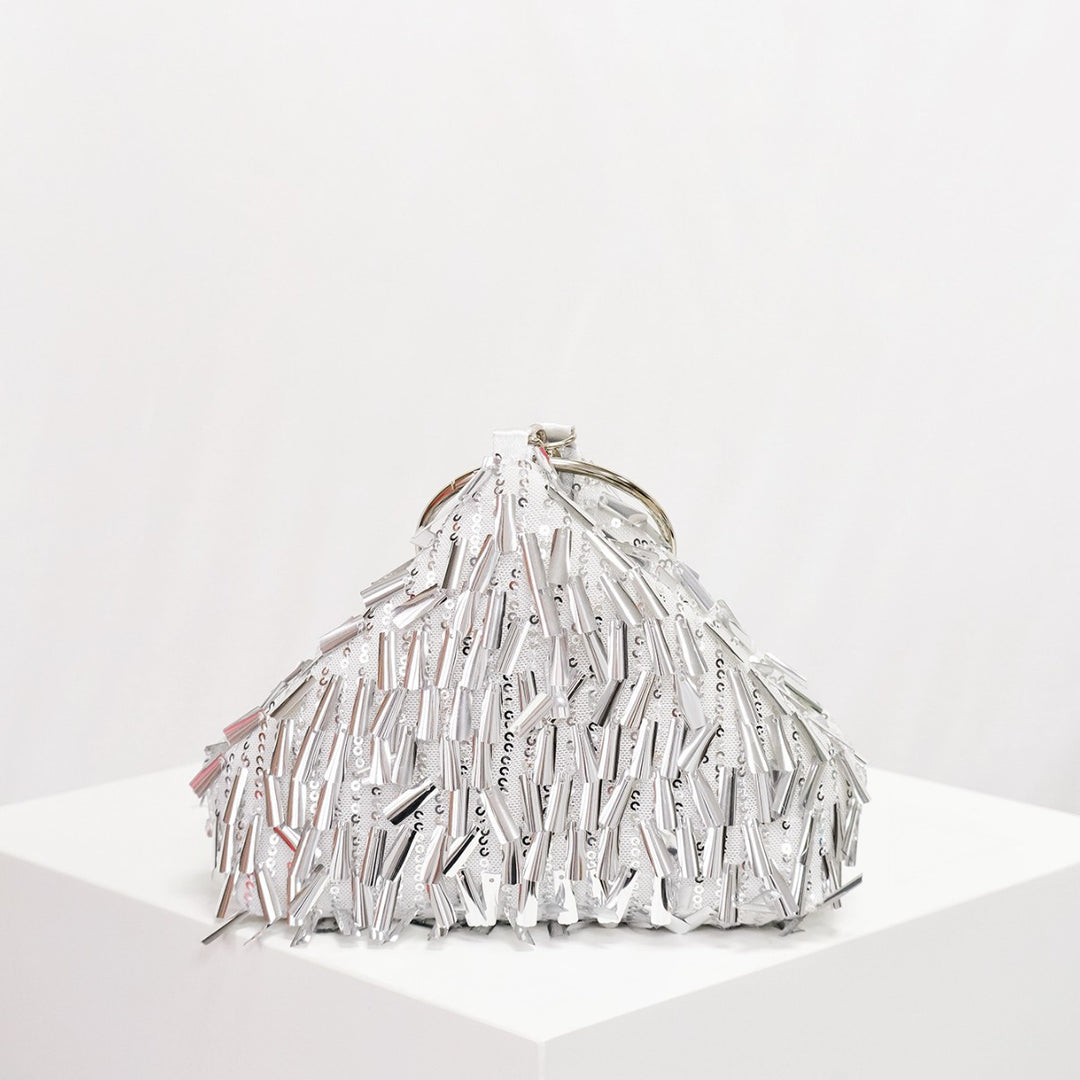 Decorative Fringe Clutch