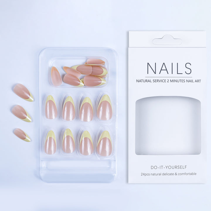 Artificial nails with elegant gradient and chic tips Stornfield