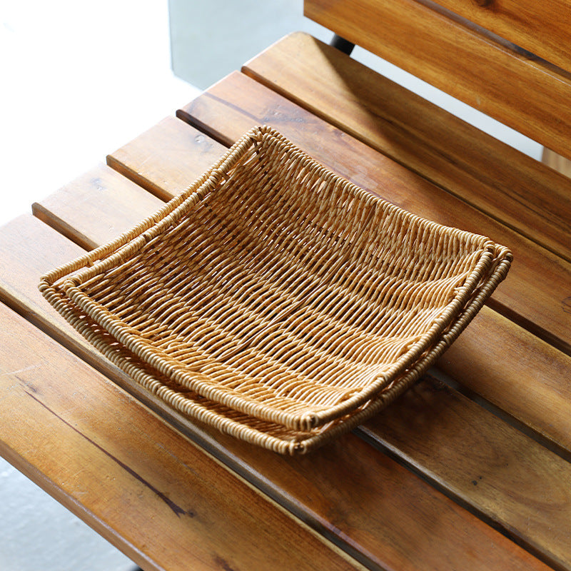 Handwoven Decorative Serving Basket Stornfield