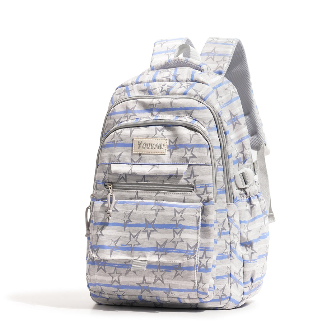 Fun Star-Patterned School Backpack Stornfield