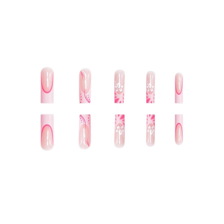 Artistic Press-On Nail Art Enhancements Stornfield