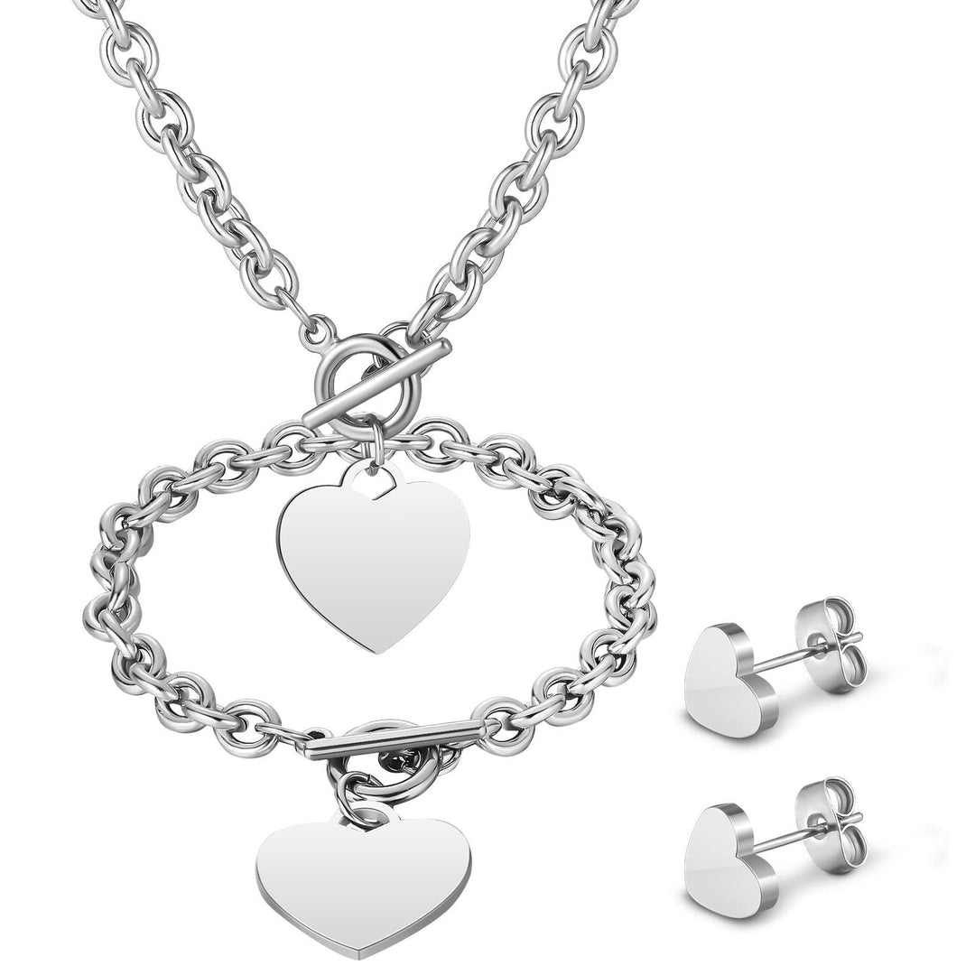 Heart-Inspired Jewelry Set Stornfield