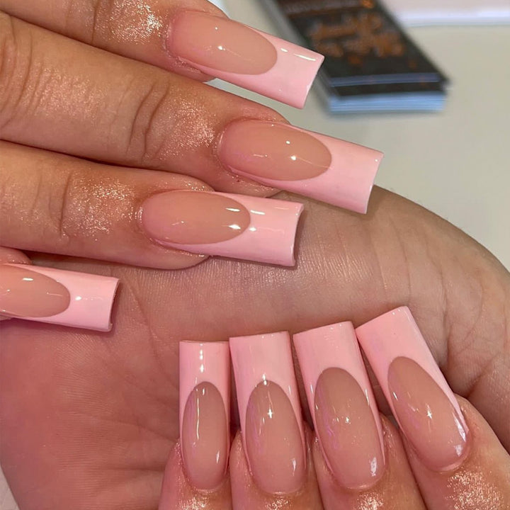 Elegant Crystal-Embellished Press-On Nail Design Stornfield