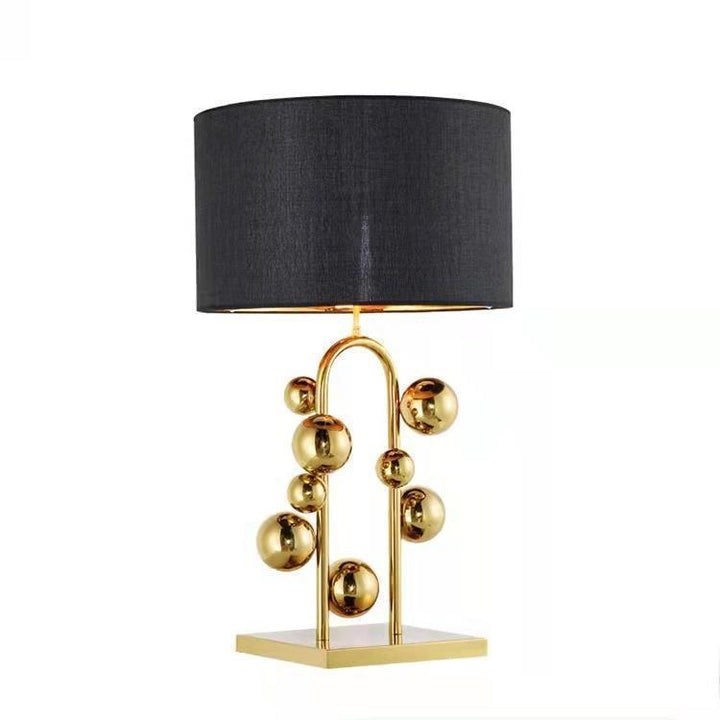 Modern Sculptural Table Lamp with Geometric Design