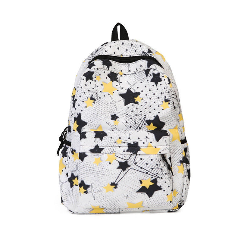 Star-Patterned School Backpack Stornfield