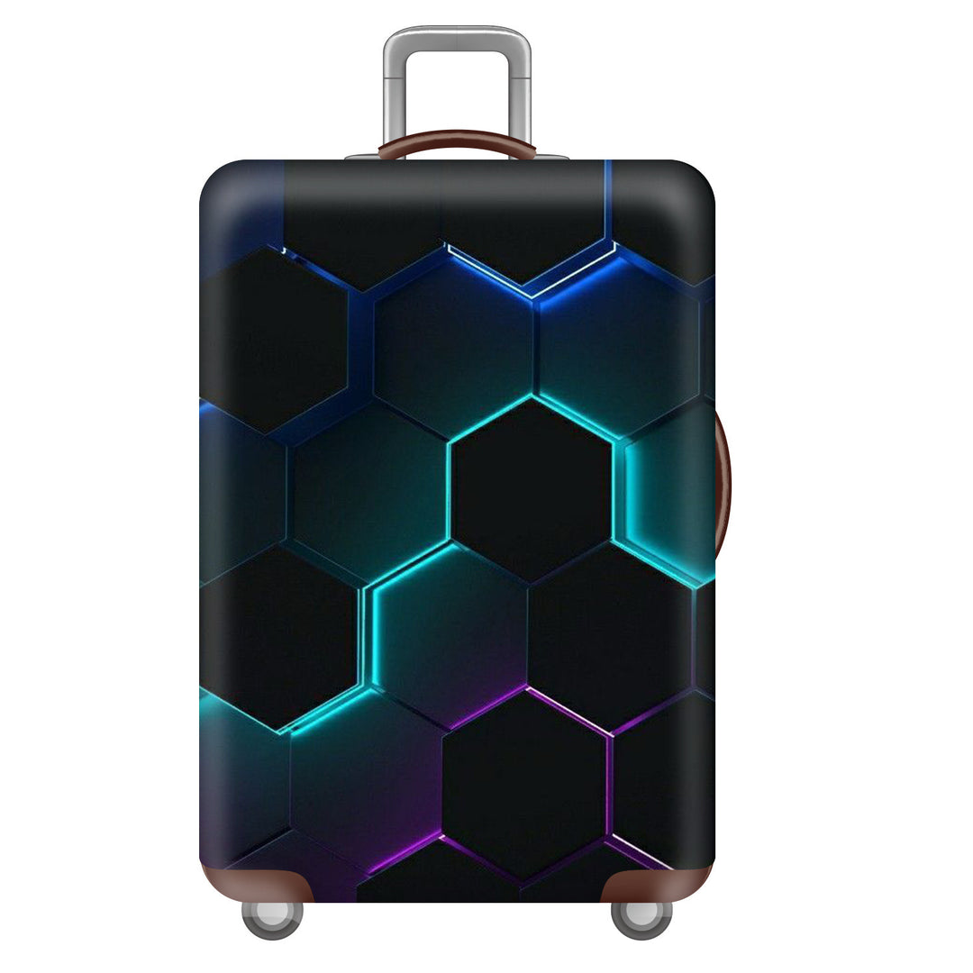 Men's hard-shell suitcase with unique skull design Stornfield
