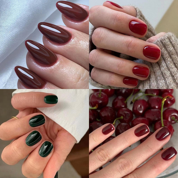 Elegant Nail Art with Gloss Finish Stornfield