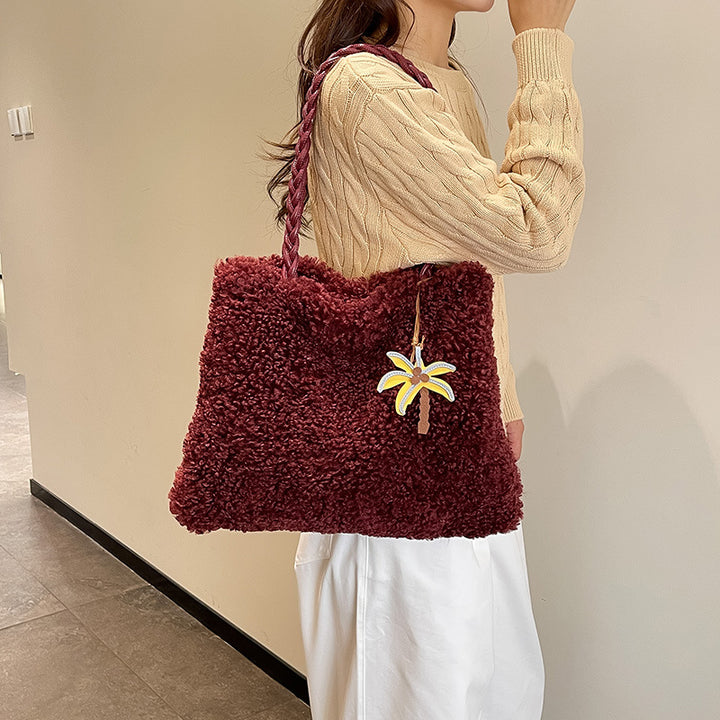 Cozy Textured Tote Bag