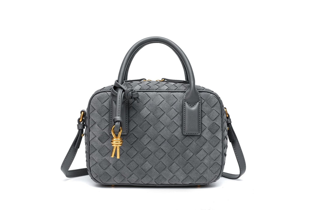 Textured Leather Boutique Handbag Stornfield