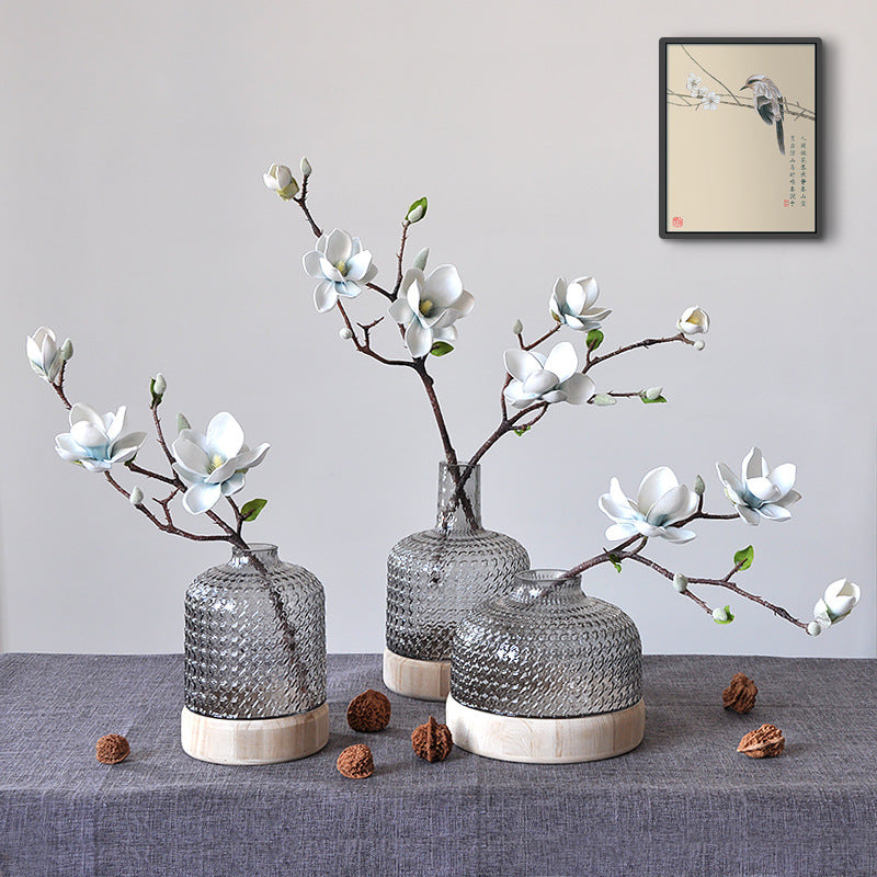 Magnificent Silk Magnolia Flower Stem