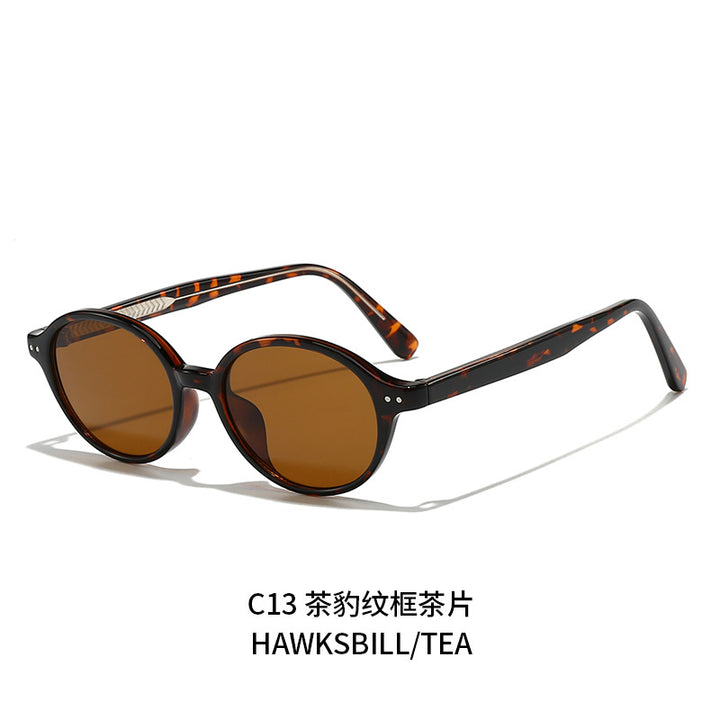 Women's round sunglasses with modern, stylish frame Stornfield