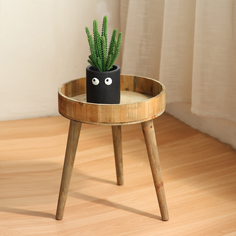 Modern side table made of wood Stornfield