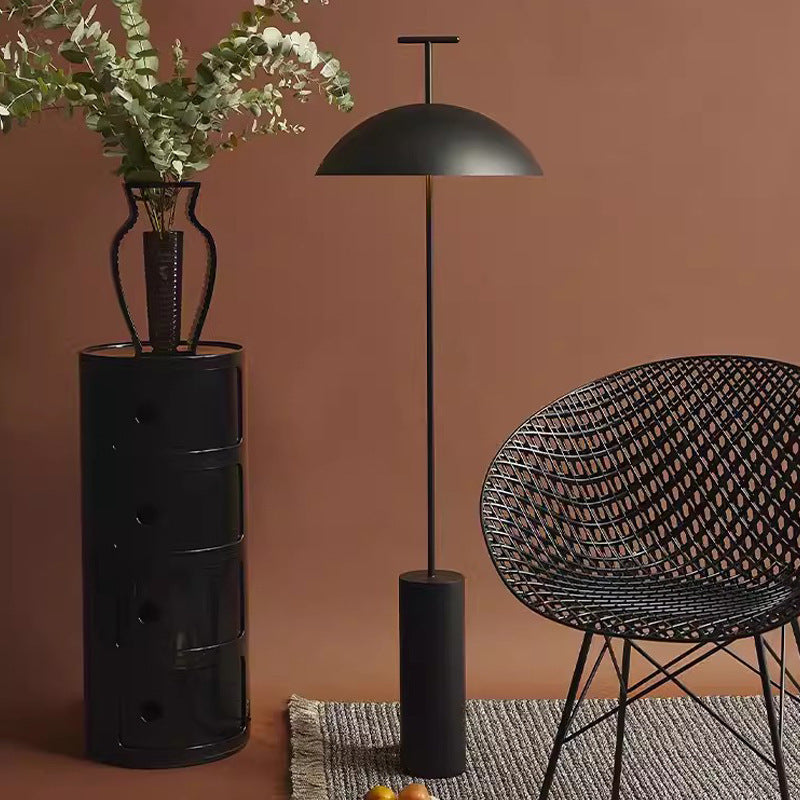 Modern Minimalist Floor Lamp with Cylindrical Base
