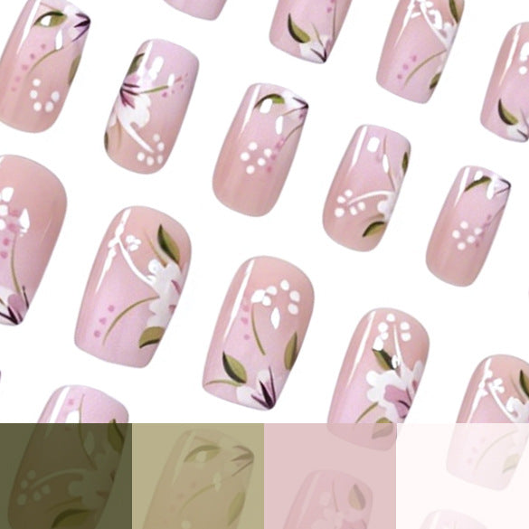 Elegant Floral Acrylic Nail Designs Stornfield