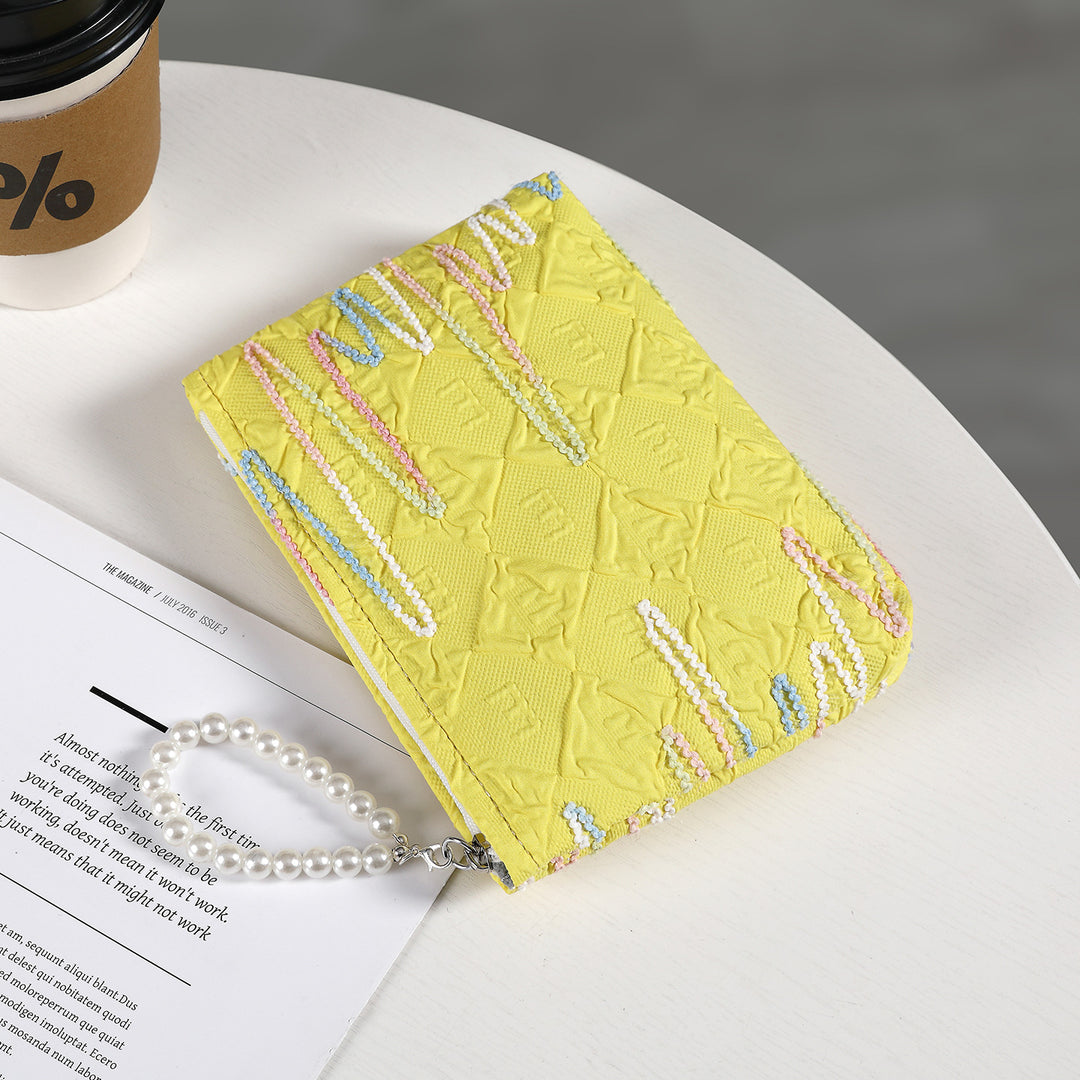 Textured Fabric Clutch