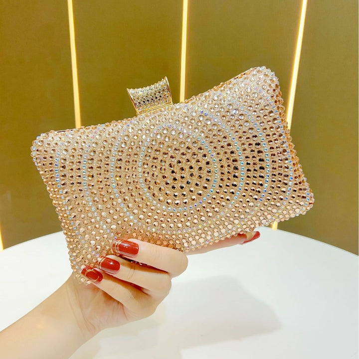 Sparkling Rhinestone Evening Clutch