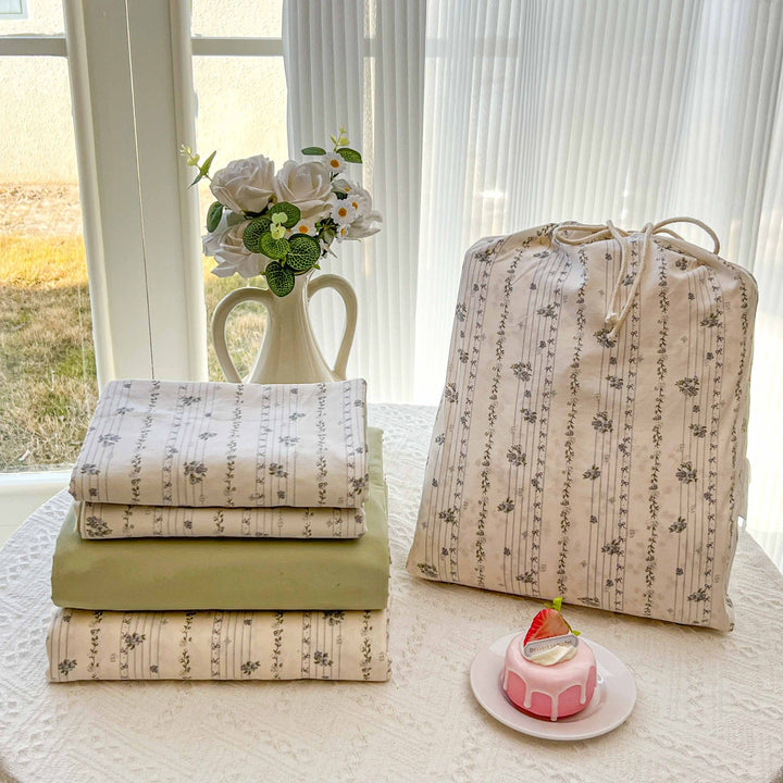 Soft Cotton Floral Pattern Bedding Set