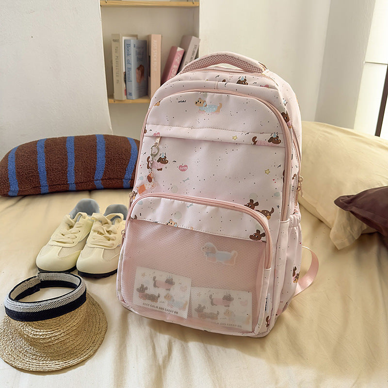 Fun Illustrated Pet-Themed Backpack Stornfield