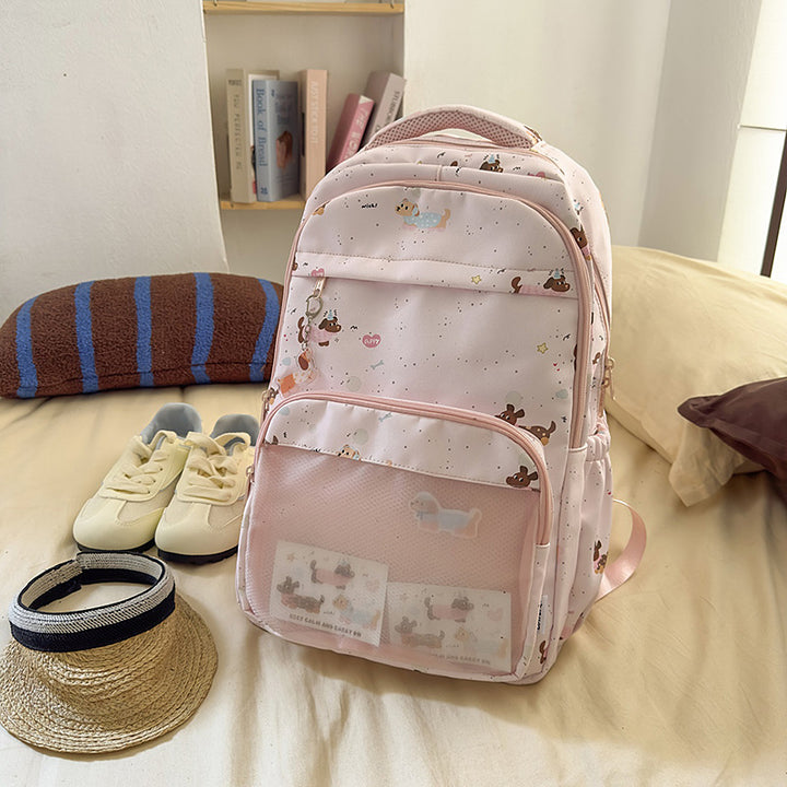 Fun Illustrated Pet-Themed Backpack Stornfield
