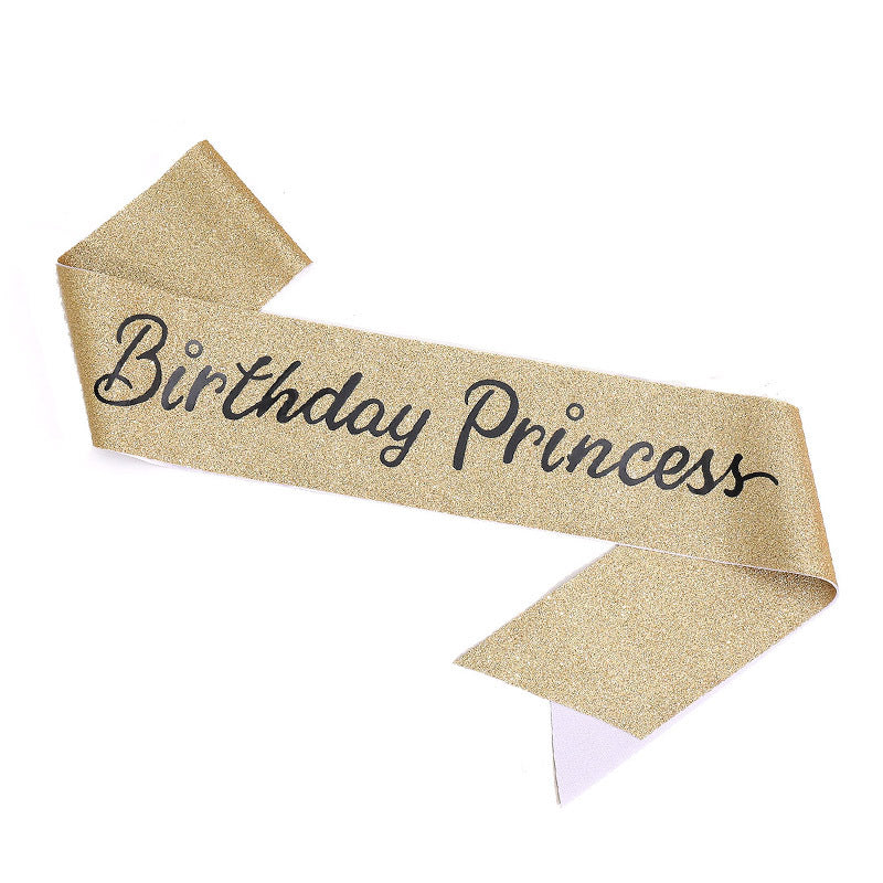 Women's Glittering Birthday Sash Stornfield