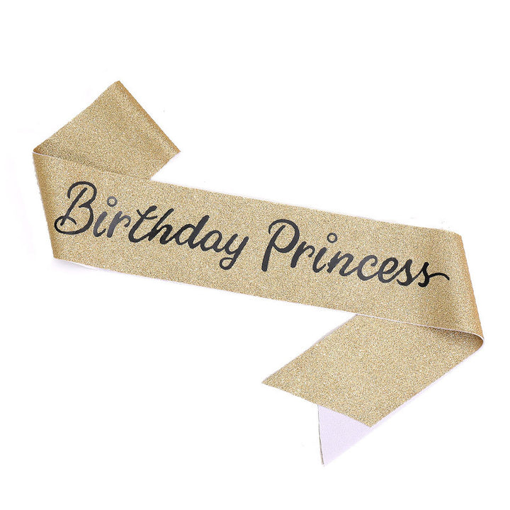 Women's Glittering Birthday Sash Stornfield