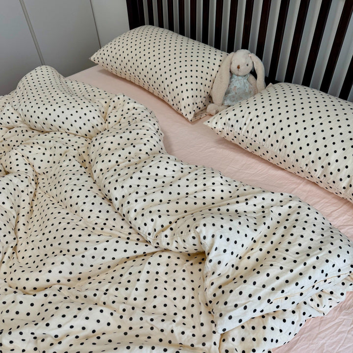 Floral Cotton Reversible Duvet and Sheet Nursery Bedding Set